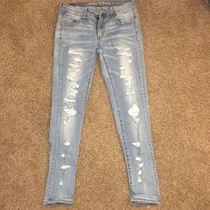 Light Blue Ripped Jeans